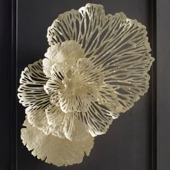 PHILLIPS COLLECTION FLOWER METAL WALL ART