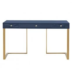 TOV JANIE BLUE LACQUER DESK Furniture