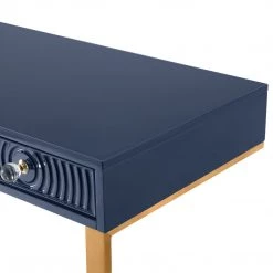 TOV JANIE BLUE LACQUER DESK Furniture