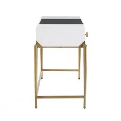 TOV BOJO WHITE LACQUER DESK Furniture