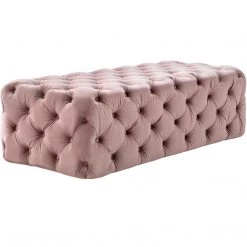 TOV Living Room MONICA TUFTED VELVET COCKTAIL OTTOMAN 27 TOV Living Room MONICA TUFTED VELVET COCKTAIL OTTOMAN