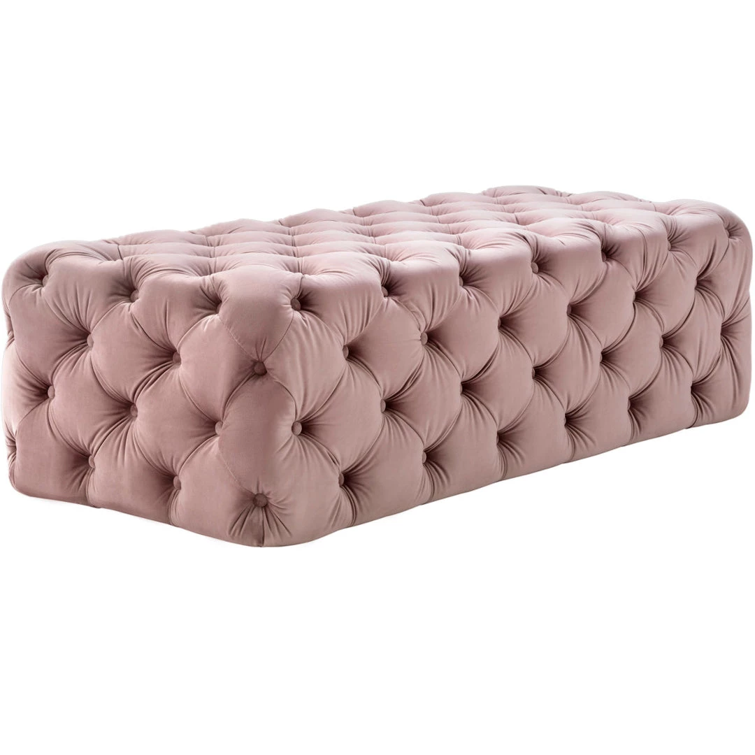 TOV Living Room MONICA TUFTED VELVET COCKTAIL OTTOMAN 11 TOV Living Room MONICA TUFTED VELVET COCKTAIL OTTOMAN