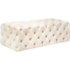 TOV Living Room MONICA TUFTED VELVET COCKTAIL OTTOMAN 33 TOV Living Room MONICA TUFTED VELVET COCKTAIL OTTOMAN