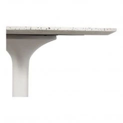 MOES Kitchen + Dining TULI WHITE TERRAZZO OUTDOOR CAFÉ TABLE