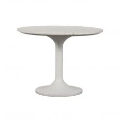 MOES Kitchen + Dining TULI WHITE TERRAZZO OUTDOOR CAFÉ TABLE