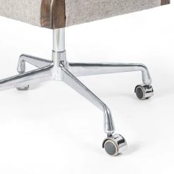 FOUR HANDS Office TYLER DESK CHAIR: IVES WHITE GREY