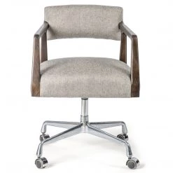 FOUR HANDS Office TYLER DESK CHAIR: IVES WHITE GREY