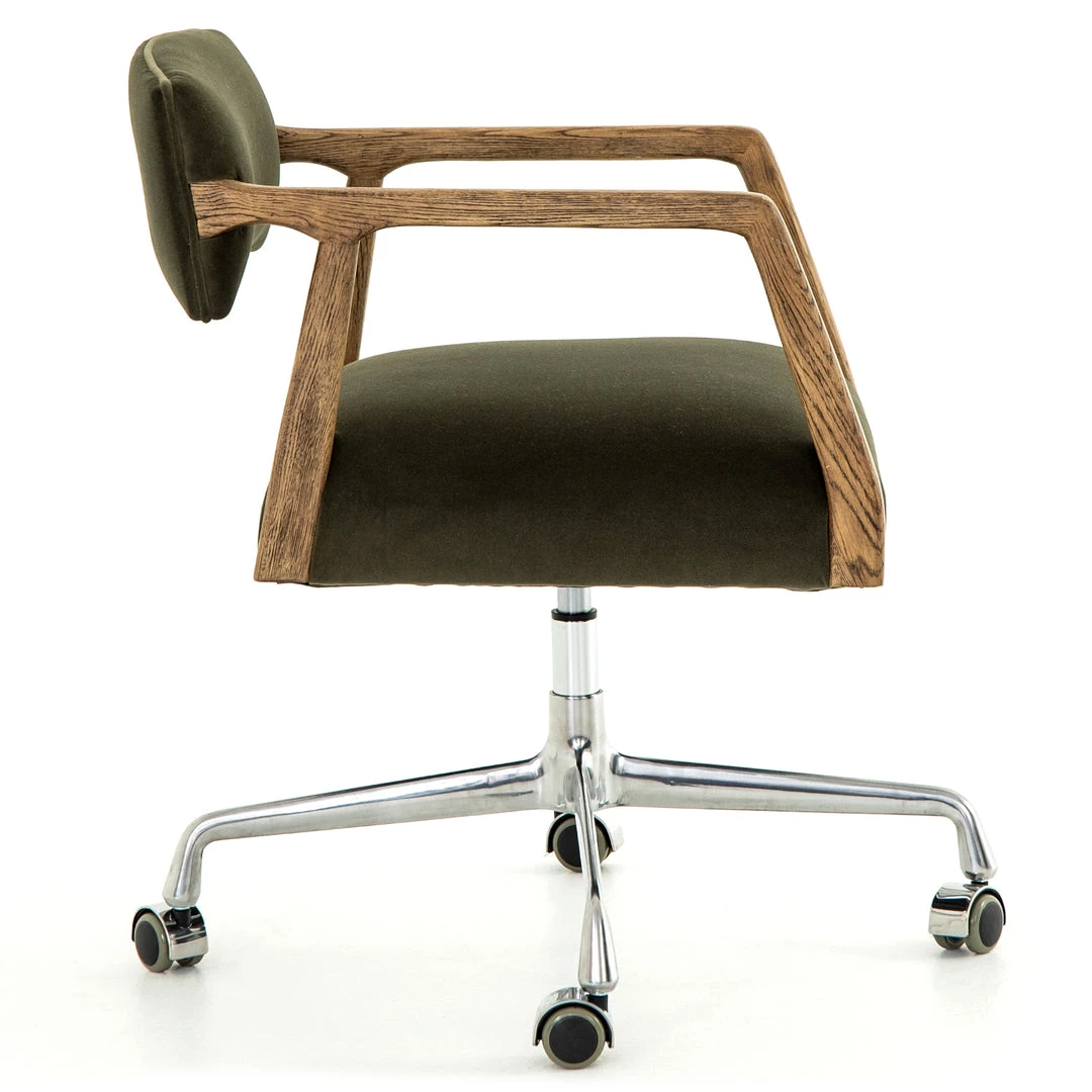FOUR HANDS TYLER DESK CHAIR: LODEN GREEN VELVET Office 3 FOUR HANDS TYLER DESK CHAIR: LODEN GREEN VELVET Office