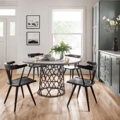 FOUR HANDS RIPLEY OAK WOOD DINING CHAIR 44 FOUR HANDS RIPLEY OAK WOOD DINING CHAIR