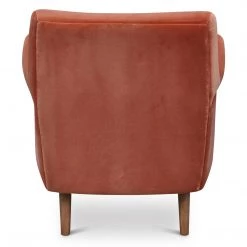 URBIA EMELIA VELVET LOUNGE CHAIR
