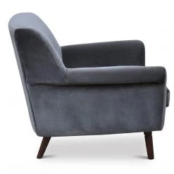 URBIA EMELIA VELVET LOUNGE CHAIR