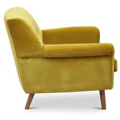 URBIA EMELIA VELVET LOUNGE CHAIR