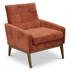 URBIA SOPHIA TEXTURED VELVET LOUNGE CHAIR