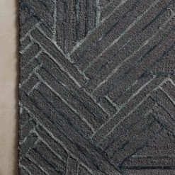 LOLOI VERVE 01 WOOL + VISCOSE RUG: GRAPHITE 5 LOLOI VERVE 01 WOOL + VISCOSE RUG: GRAPHITE