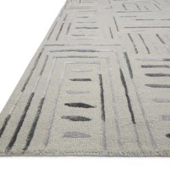 LOLOI VERVE 02 WOOL + VISCOSE RUG: SILVER, SLATE