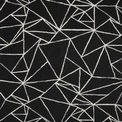 LOLOI VERVE 03 WOOL + VISCOSE RUG: BLACK