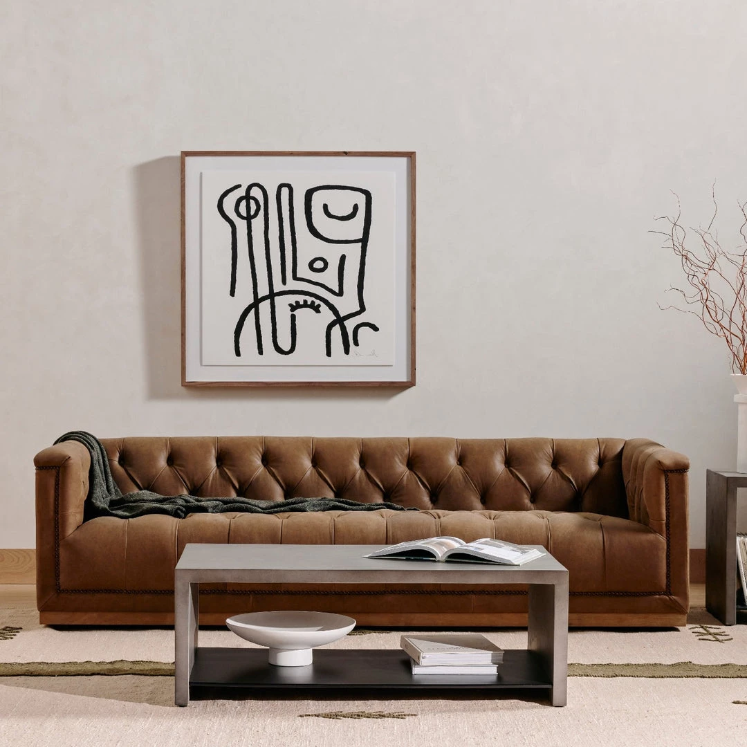 FOUR HANDS Furniture HUGO CONCRETE COFFEE TABLE: DARK GREY 6 FOUR HANDS Furniture HUGO CONCRETE COFFEE TABLE: DARK GREY