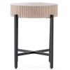 FOUR HANDS Furniture JOLENE OUTDOOR TAUPE CONCRETE SIDE TABLE