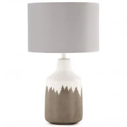 SURYA WHITE DRIP CONCRETE LAMP