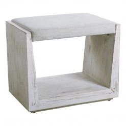 UTTERMOST Furniture WHITE SANDS SMALL BENCH 10 UTTERMOST Furniture WHITE SANDS SMALL BENCH