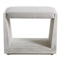 UTTERMOST Furniture WHITE SANDS SMALL BENCH