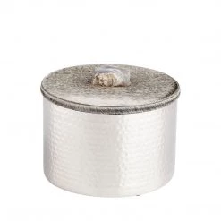 CYAN WINDSOR CRYSTAL TOP HIDE CONTAINERS Pillows + Decor