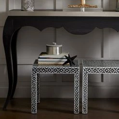 CYAN WINDSOR CRYSTAL TOP HIDE CONTAINERS Pillows + Decor