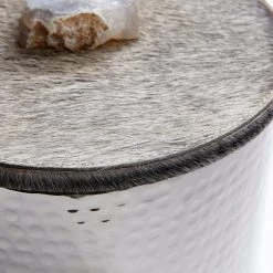 CYAN WINDSOR CRYSTAL TOP HIDE CONTAINERS Pillows + Decor