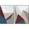 L ART Wall Art "WE ARE TRIANGLES" CANVAS ART DIPTYCH