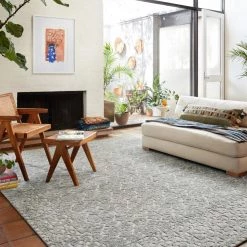 LOLOI YESHAIA 01 RUG: PEWTER