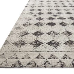 LOLOI YESHAIA 02 RUG: IVORY, CHARCOAL