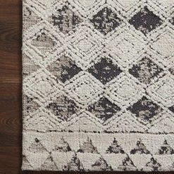 LOLOI YESHAIA 02 RUG: IVORY, CHARCOAL