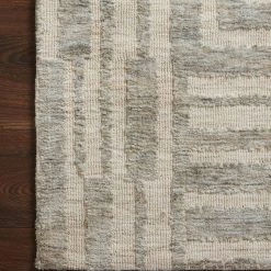 LOLOI YESHAIA 03 RUG: OATMEAL, SILVER