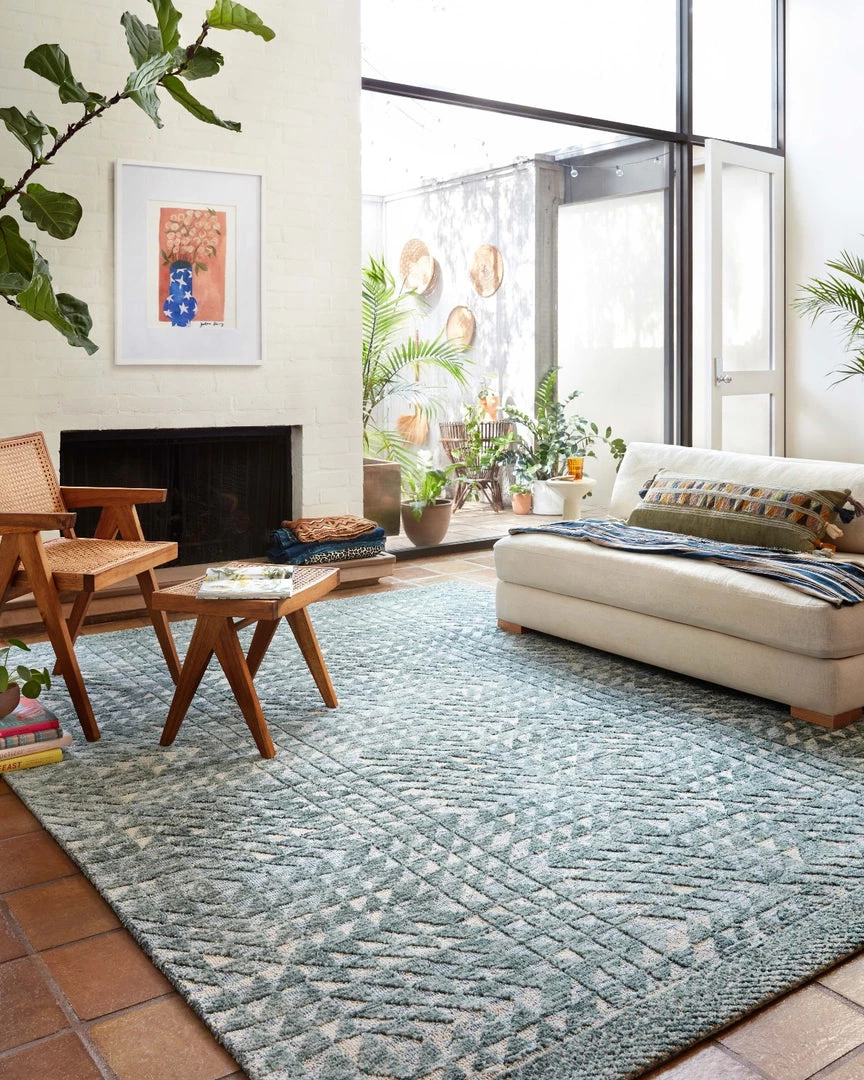 LOLOI YESHAIA 07 RUG: LAGOON, MIST 2 LOLOI YESHAIA 07 RUG: LAGOON, MIST