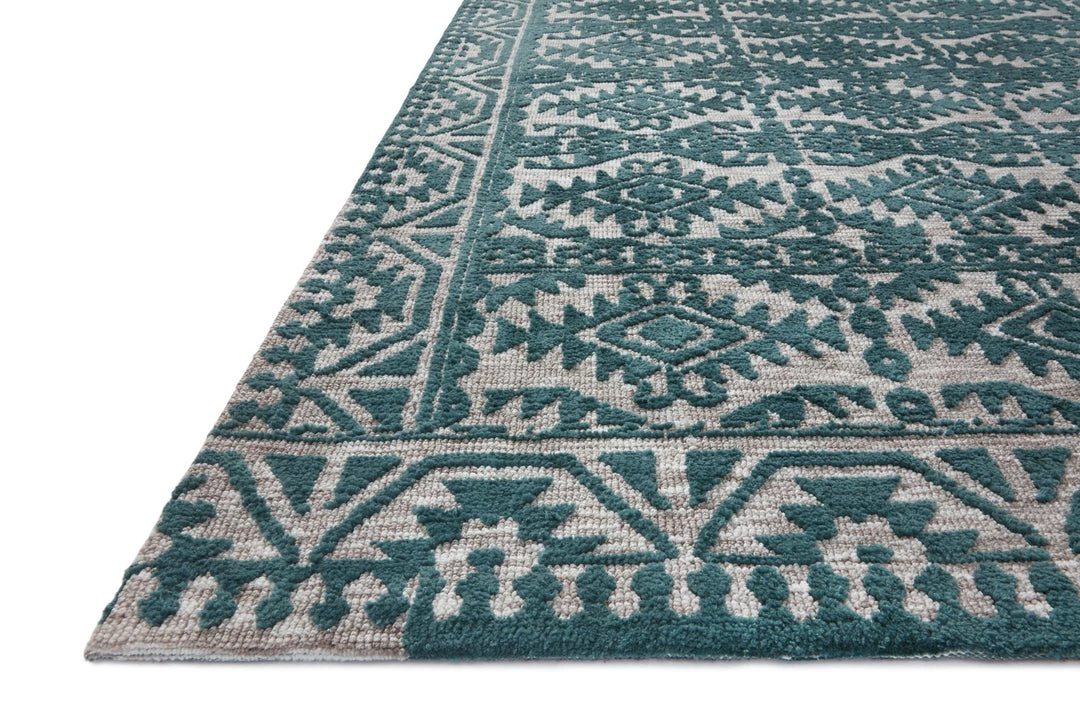 LOLOI YESHAIA 08 RUG: TEAL, DOVE 7 LOLOI YESHAIA 08 RUG: TEAL, DOVE