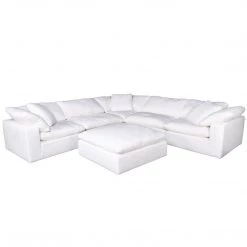 MOES CLAY MODULAR SECTIONAL: CREAM WHITE Furniture