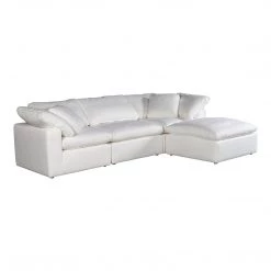 MOES CLAY MODULAR SECTIONAL: CREAM WHITE Furniture
