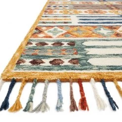 LOLOI ZHARAH 08 HOOKED WOOL RUG: SANTA FE SPICE 11 LOLOI ZHARAH 08 HOOKED WOOL RUG: SANTA FE SPICE