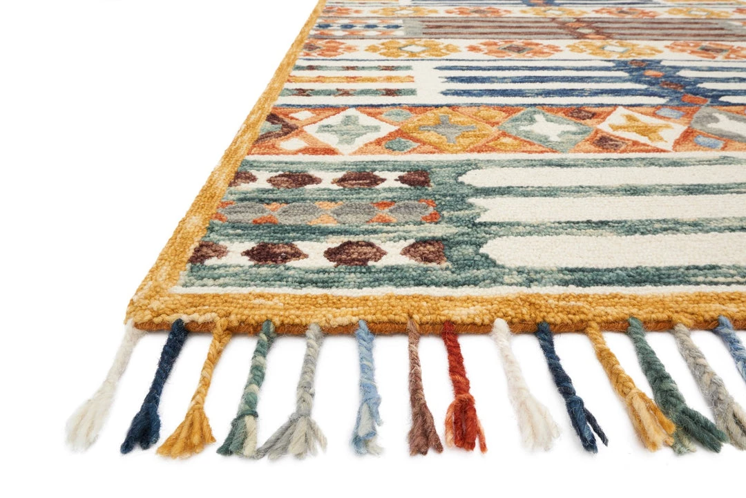 LOLOI ZHARAH 08 HOOKED WOOL RUG: SANTA FE SPICE 6 LOLOI ZHARAH 08 HOOKED WOOL RUG: SANTA FE SPICE