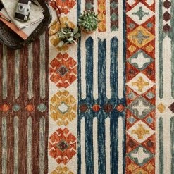 LOLOI ZHARAH 08 HOOKED WOOL RUG: SANTA FE SPICE 10 LOLOI ZHARAH 08 HOOKED WOOL RUG: SANTA FE SPICE