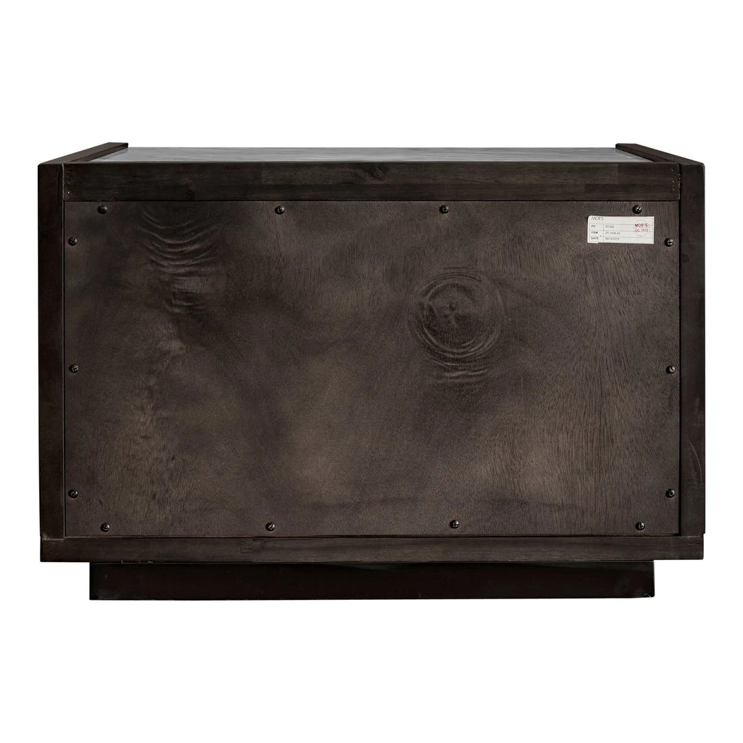 MOES MASON ACACIA WOOD + MARBLE TOP NIGHTSTAND 4 MOES MASON ACACIA WOOD + MARBLE TOP NIGHTSTAND