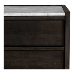 MOES MASON ACACIA WOOD + MARBLE TOP NIGHTSTAND 13 MOES MASON ACACIA WOOD + MARBLE TOP NIGHTSTAND