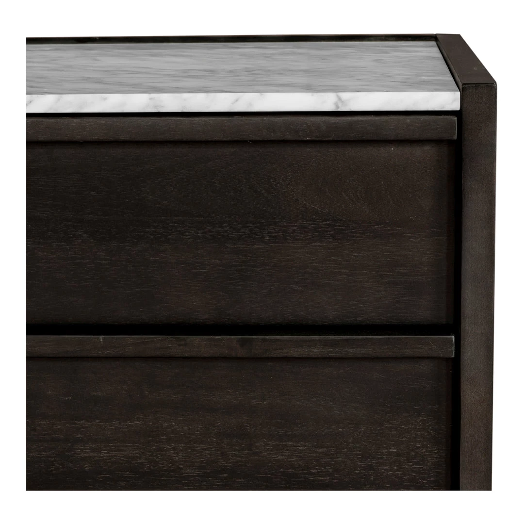 MOES MASON ACACIA WOOD + MARBLE TOP NIGHTSTAND 5 MOES MASON ACACIA WOOD + MARBLE TOP NIGHTSTAND