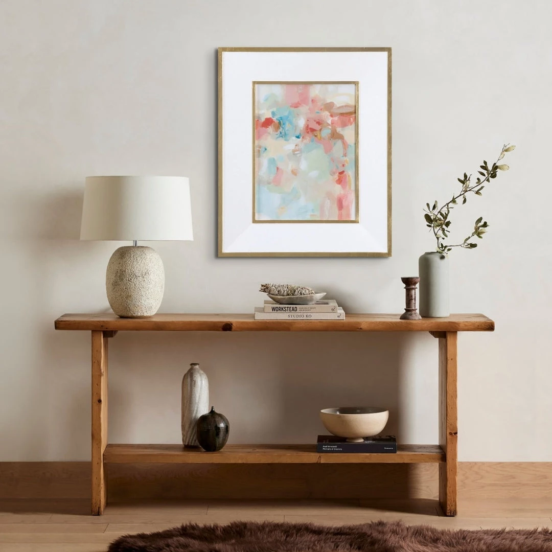 UTTERMOST "A TOUCH OF BLUSH & ROSEWOOD" GLASS FRAMED ART | SET OF 2 3 UTTERMOST "A TOUCH OF BLUSH & ROSEWOOD" GLASS FRAMED ART | SET OF 2