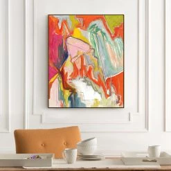 L ART "ABSTRACT 302" CANVAS ART