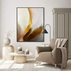 L ART "ABSTRACT FORM 1" CANVAS ART