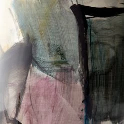 CYAN Pillows + Decor ABSTRACT SPRING PAINTED CERAMIC VASE