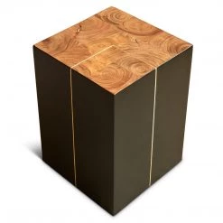 URBIA ACACIA WOOD BLOCK STOOL Furniture