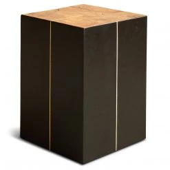 URBIA ACACIA WOOD BLOCK STOOL Furniture
