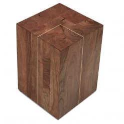 URBIA ACACIA WOOD BLOCK STOOL Furniture